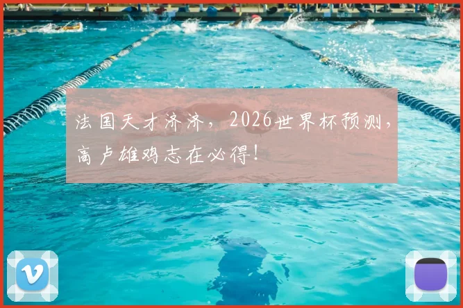 法国天才济济，2026世界杯预测，高卢雄鸡志在必得！